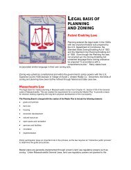 Legal Basis of Planning and Zoning - Town of Hingham ...