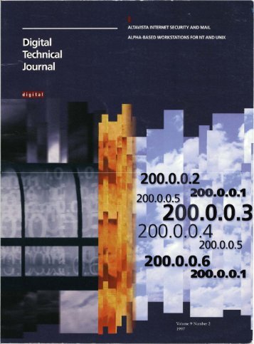 Digital Technical Journal, Volume 9, Number 2: AltaVista ... - 1000 BiT