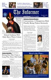 Informer December 2012 Issue - Woodlynde School