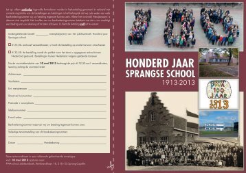 honderd jaar sprangse school - Prins Willem-Alexanderschool