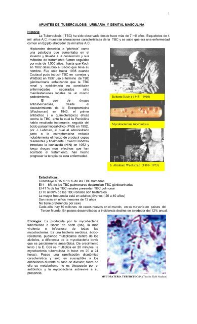 TBC Urogenital - Facultad de Medicina UFRO