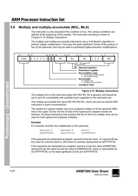 ARM Processor Instruction Set