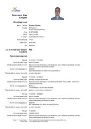 Curriculum Vitae Europass - ICECHIM