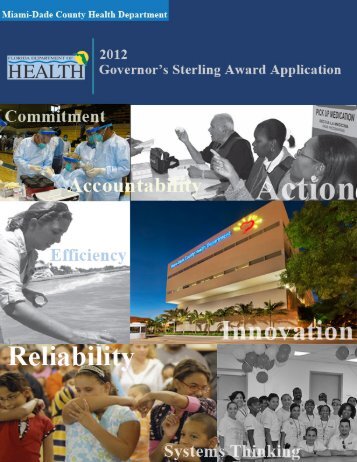 Miami-Dade County Health Department / 2012 Governor's Sterling ...