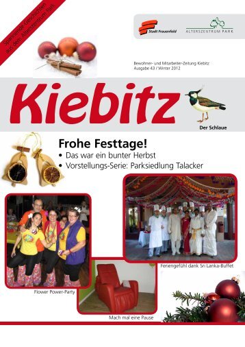 Kiebitz Winter 2012 - Alterszentrum Park