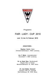 FAIR - LADY - CUP 2010 - CC Aarau