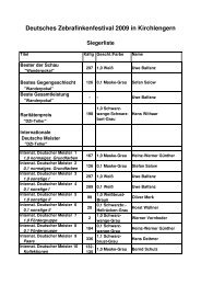 24. DZI Festival in Kirchlengern - der Deutschen Zebrafinken ...