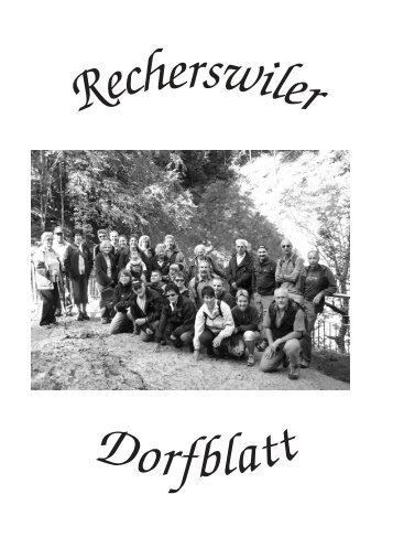 Dorfblatt_2008_05 [PDF, 1.00 MB] - Recherswil