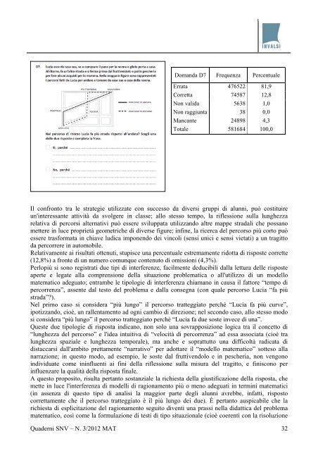 Quaderno nÂ°3 - Matematica - Invalsi