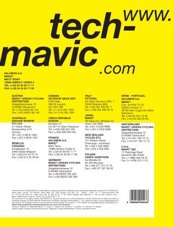 AUSTRIA MAVICÂ®-ADIDAS CYCLING VERTRETUNG ... - tech-mavic