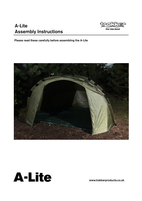 A-Lite Instructions - Trakker Products