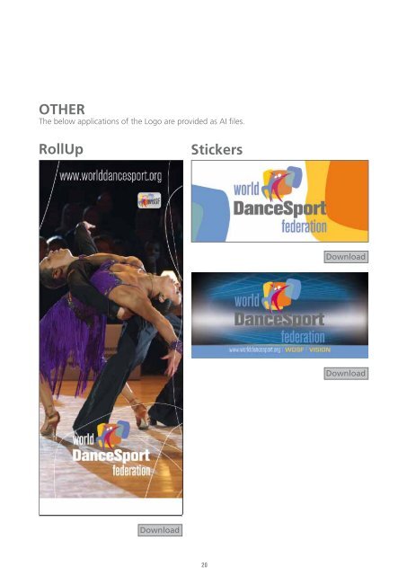 WDSF Visual Identity Guidelines - World DanceSport Federation