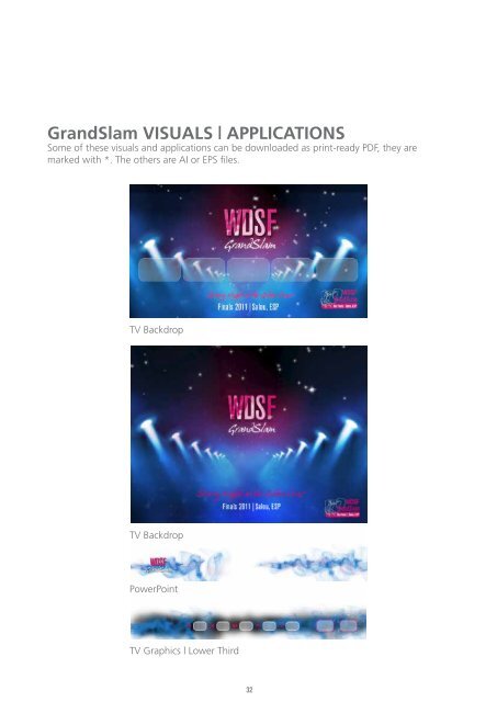 WDSF Visual Identity Guidelines - World DanceSport Federation