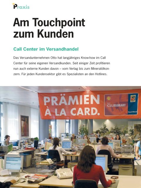 Am Touchpoint zum Kunden - Callcenter-Profi