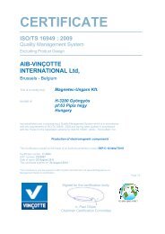 certificate iso/ts 16949 : 2009