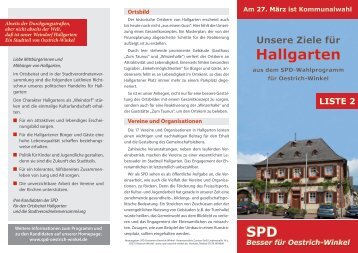 Hallgarten - SPD Oestrich-Winkel