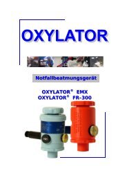 OXYLATOR® EMX OXYLATOR® FR-300 Notfallbeatmungsgerät