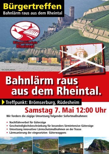 BahnlÃ¤rm raus aus dem Rheintal. - SPD Oestrich-Winkel