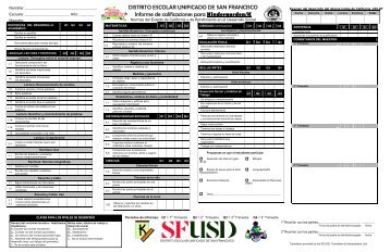 informe de calificaciones basado en los estÃ¡ndares estatales