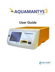 Aquamantys®3 Pump Generator User Guide - DreamingCode