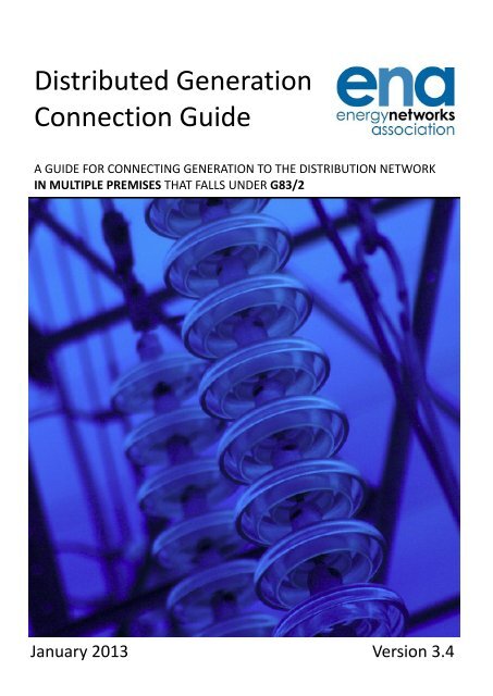 Guide for ER G83/2 Multiple premises connections - Energy ...