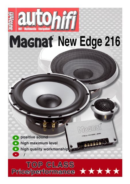 New Edge 216 Price/performance TOP CLASS positive ... - Magnat