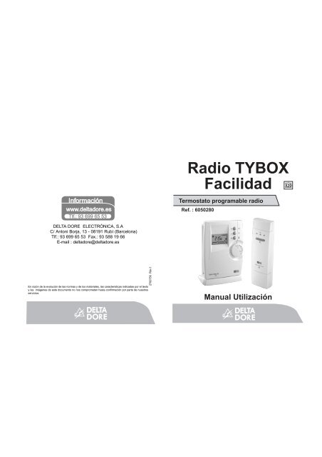 Themostat Tybox53 DELTA DORE