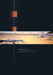 Annual Report 2011 - Syrah Resources Ltd