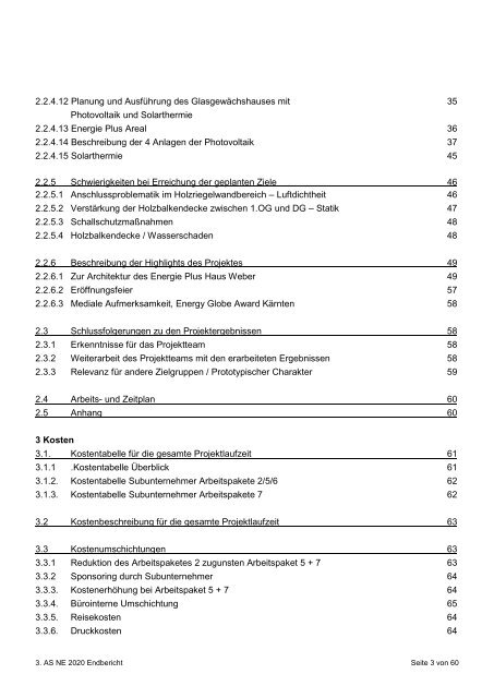 NEUE ENERGIEN 2020 - architekten ronacher ZT GmbH