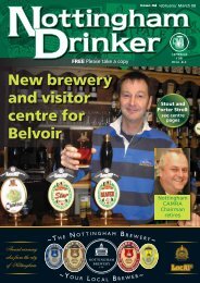 New brewery and visitor centre for Belvoir - Nottingham CAMRA