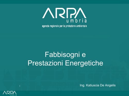 Katiuscia De Angelis - ARPA Umbria