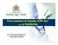 Procurement of Goods, KTPP Act and e-Tendering PÃÅÃÃdÃ Â²PÄÃ«t ...