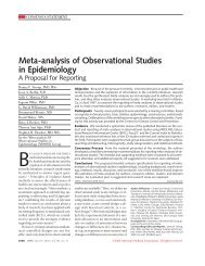 Meta-analysis of Observational Studies in Epidemiology - Consort ...