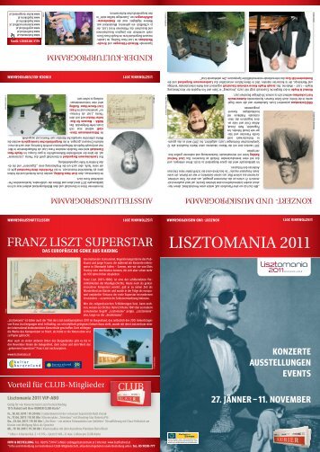 LISZTOMANIA 2011 - Liszt Festival Raiding