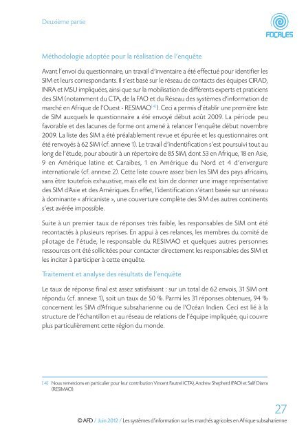 Les systÃ¨mes d'information sur les marchÃ©s agricoles en Afrique ...