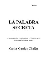 LA PALABRA SECRETA [CARLOS GARRIDO CHALÃN] - Ning