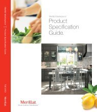 Product Specifications - Merillat