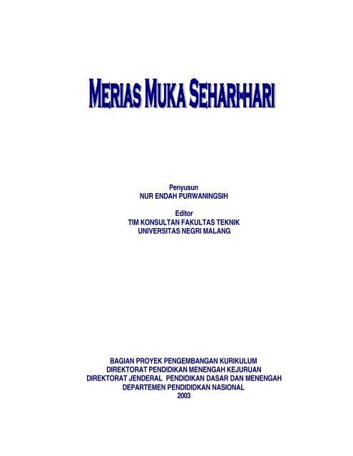 Merias Wajah Sehari Hari E Learning Sekolah Menengah Kejuruan