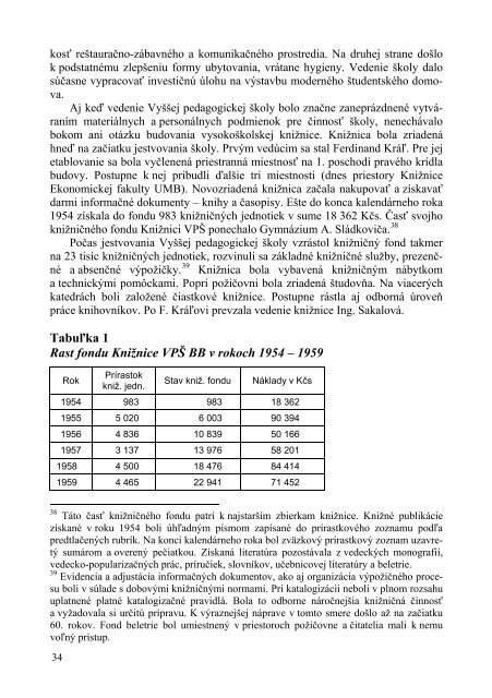 DvadsaÃ…Â¥roÃ„ÂnÃƒÂ¡ UMB - kniha prof. Martuliaka - Univerzita Mateja Bela