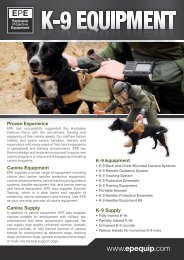 K-9 Equipment - EPE