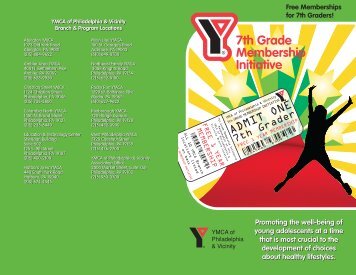 7th Grade Membership Initiative - YMCA of Philadelphia and