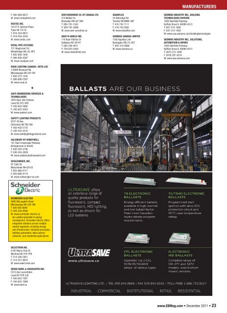 DECEMBER 2011 - Electrical Business Magazine