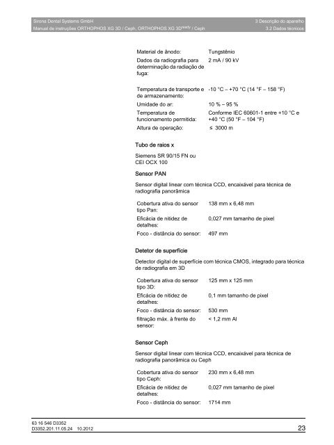 6316546 GBA ORTHOPHOS XG 3D PT-BR.book - Sirona Support