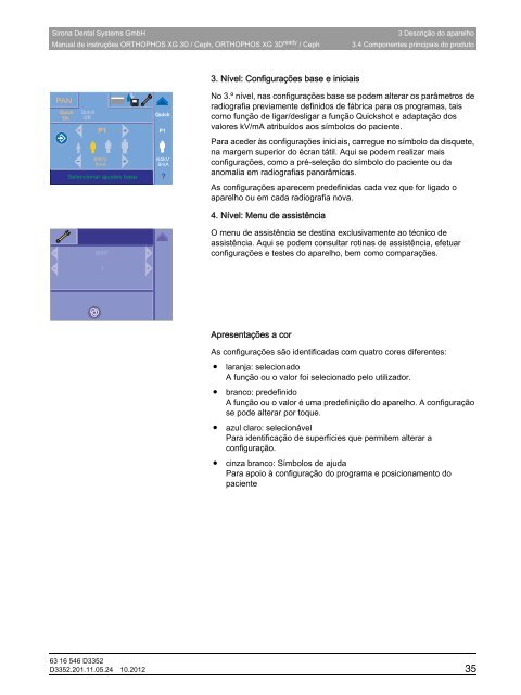 6316546 GBA ORTHOPHOS XG 3D PT-BR.book - Sirona Support