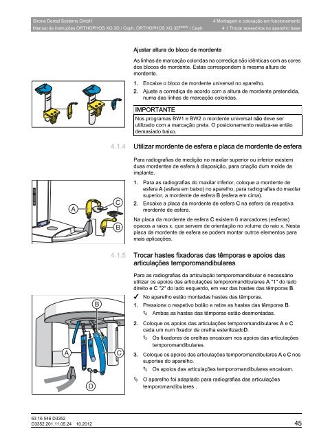 6316546 GBA ORTHOPHOS XG 3D PT-BR.book - Sirona Support