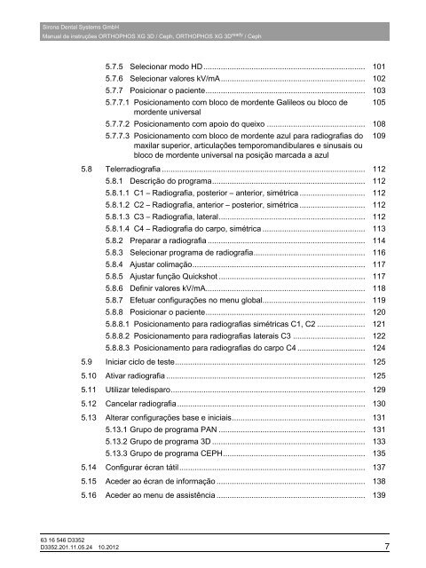 6316546 GBA ORTHOPHOS XG 3D PT-BR.book - Sirona Support