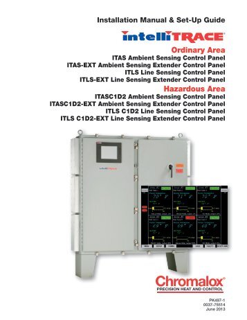 ITAS-EXT Installation Manual - Chromalox Precision Heat and Control