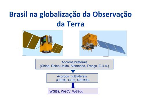 INPE como provedor de dados de ObservaÃ§Ã£o da Terra gratuitos