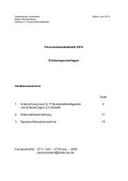 Personalstandstatistik 2013 Erhebungsunterlagen ...