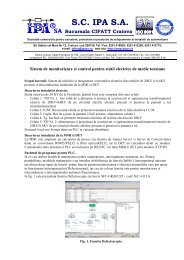 Sistem de monitorizare si control pentru statii electrice de medie ...